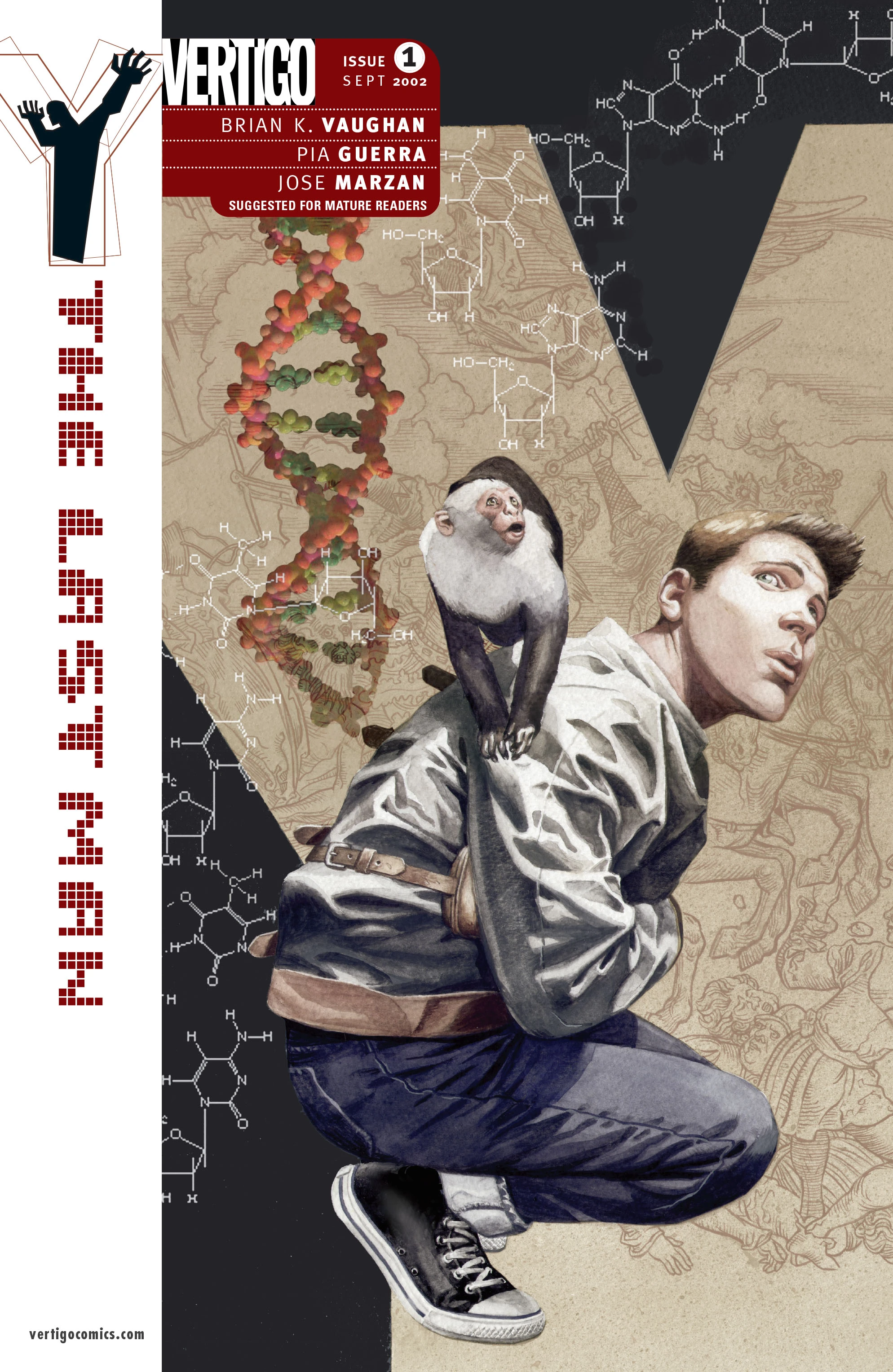 Y: The Last Man #1 (DC, 2002 — Cover A) cover